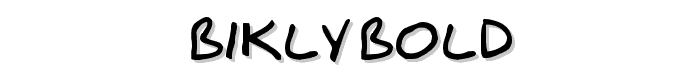 Bikly Bold font